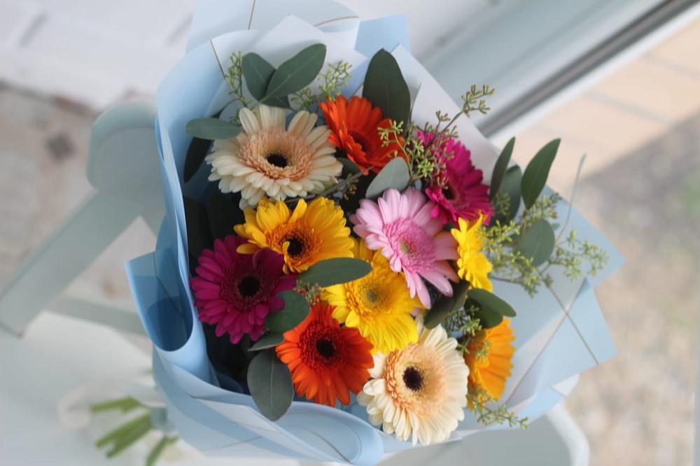 Букет цветов из: Герберы в городе Учалы