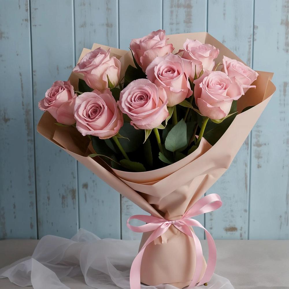 Букет цветов из: Розы в городе Учалы