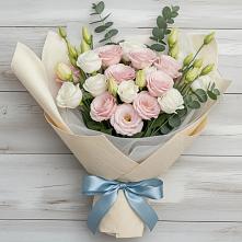 Букет цветов из:  Лизиантусы #REPLACE_PRED# городе Учалы