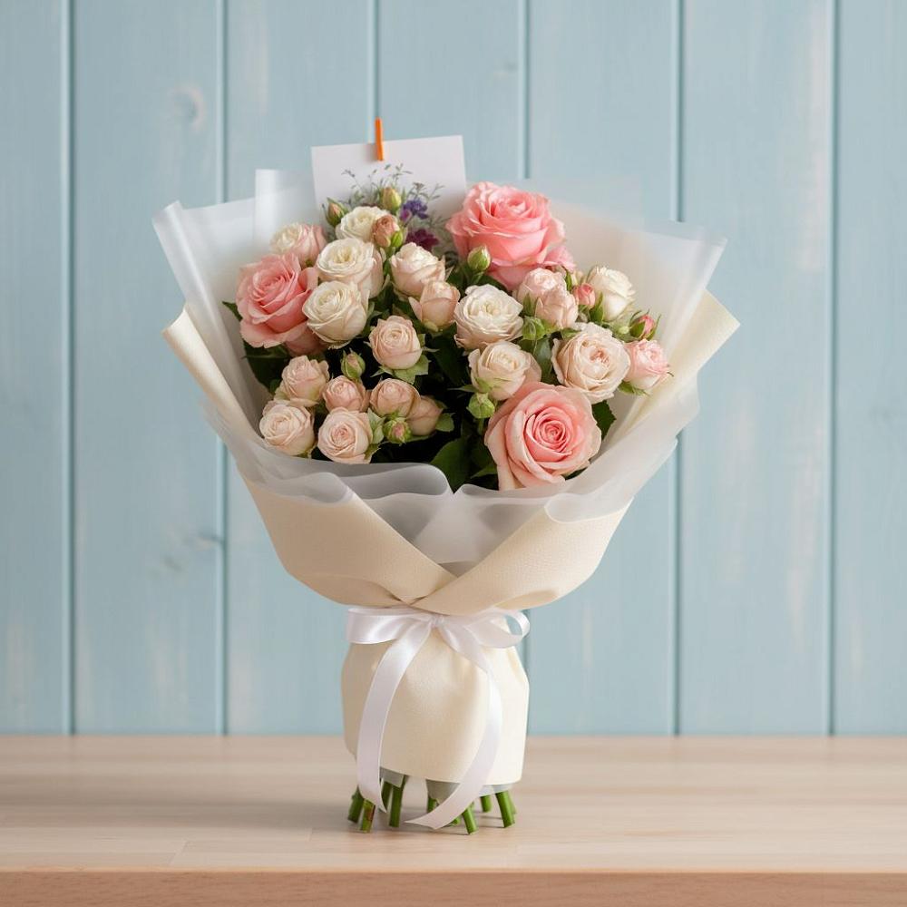 Букет цветов из: Розы в городе Учалы