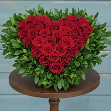 Цветочная композиция из Розы в виде сердца #REPLACE_PRED# городе Учалы