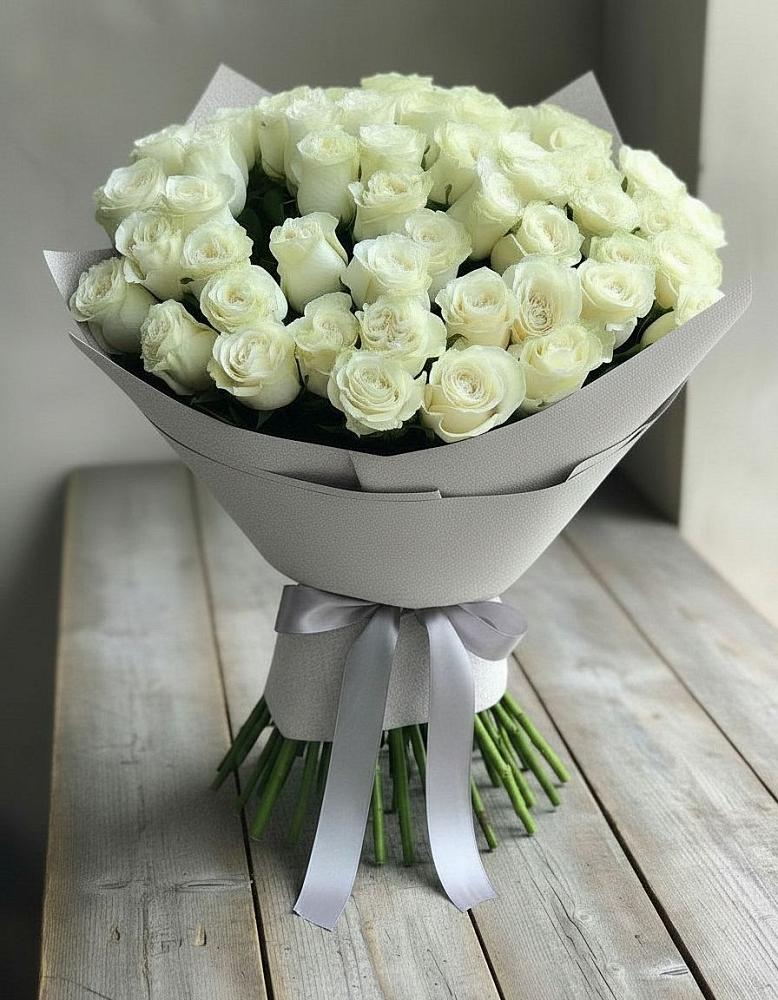 Букет 35 Белых роз в городе Учалы