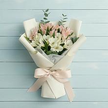 Букет цветов из:  Альстромерии в городе Учалы