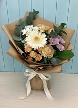 Букет цветов из:  Герберы и Хризантемы в городе Учалы