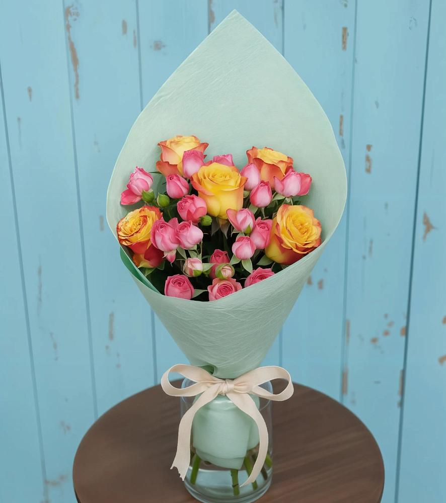 Букет цветов из: Розы в городе Учалы