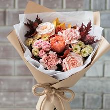 Букет цветов из:  Гвоздики, Хризантемы и Розы в городе Учалы