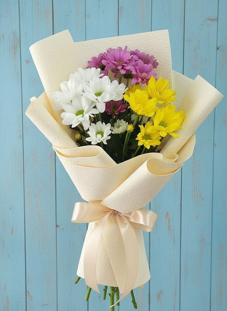 Букет цветов из: Хризантемы в городе Учалы