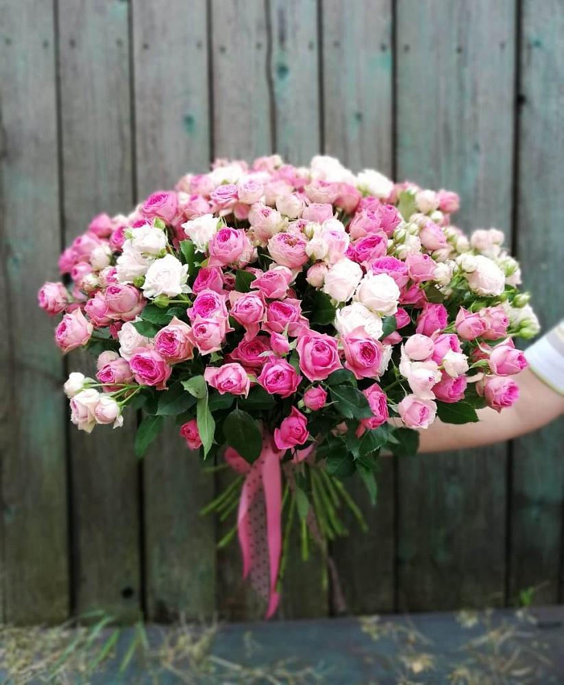 Букет Розовые кустовые розы Натали и Лав Лидия в городе Учалы