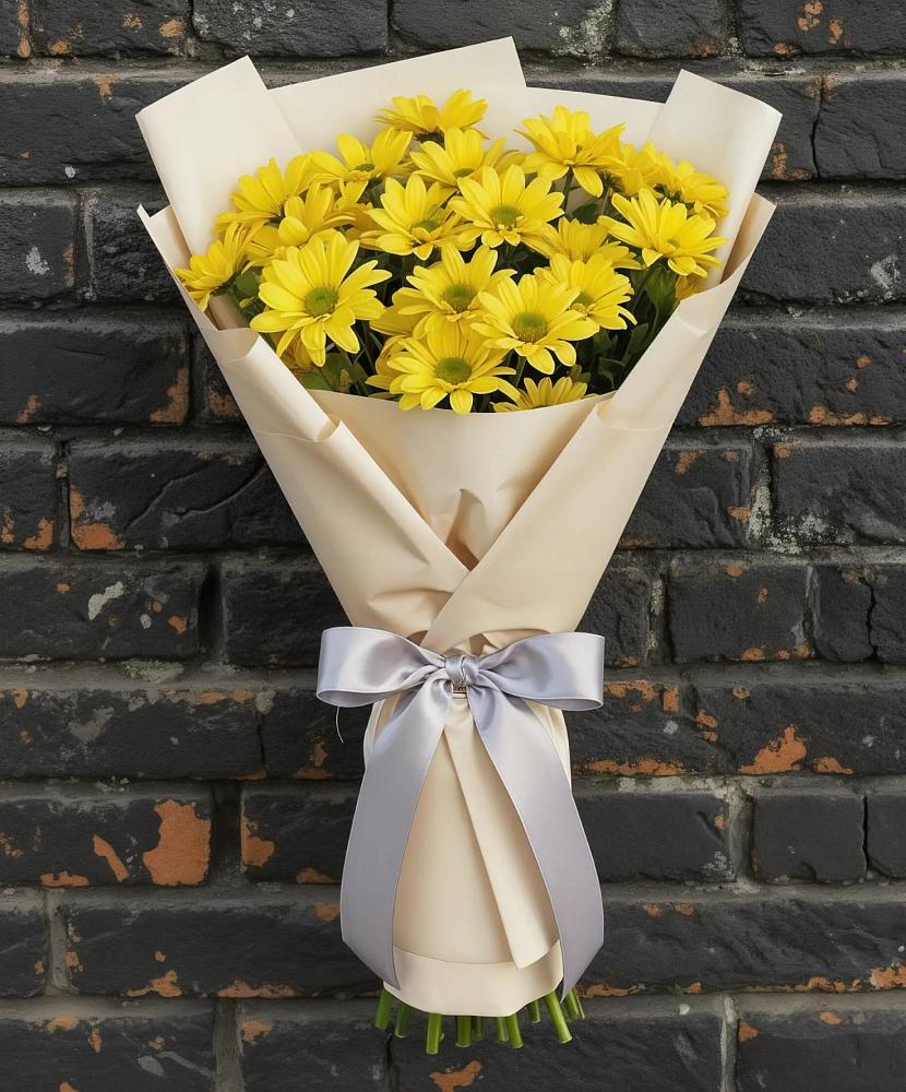 Букет цветов из: Хризантемы в городе Учалы
