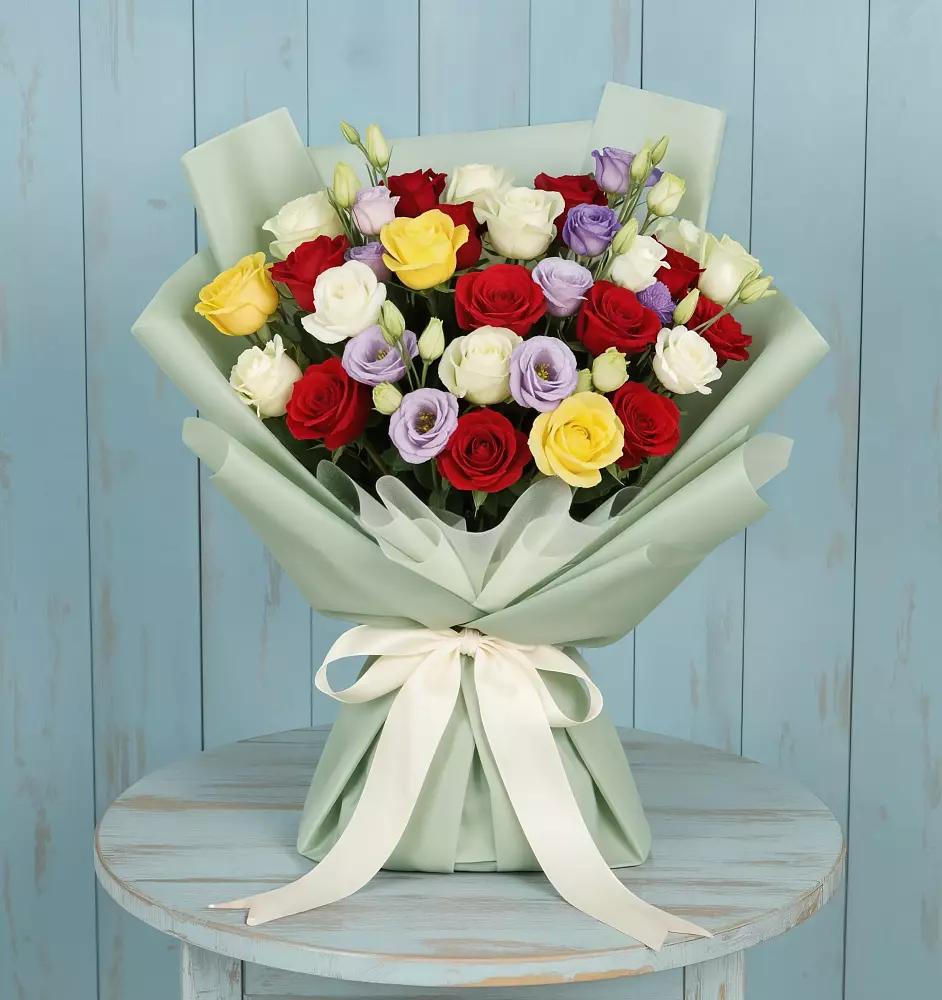 Букет цветов из: Розы в городе Учалы