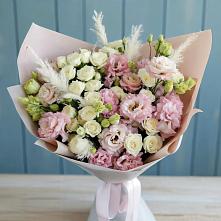 Букет цветов из:  Альстромерии и Розы в городе Учалы